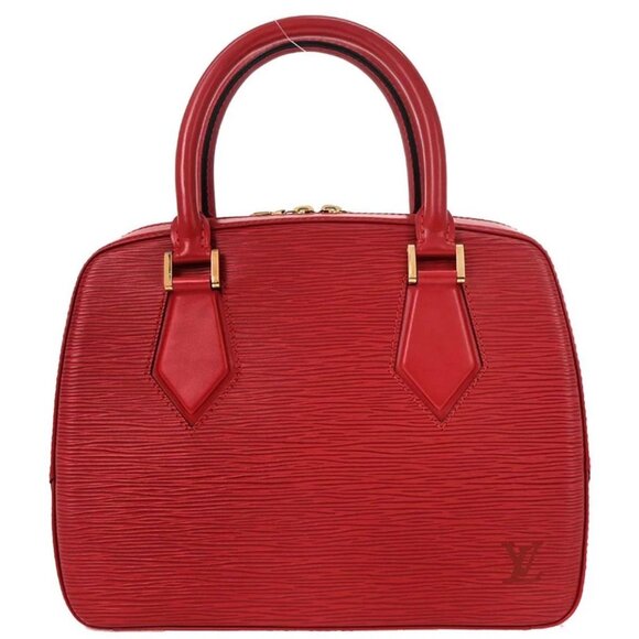 Louis Vuitton Red Epi Sablon Handbag M52047 - Picture 1 of 10